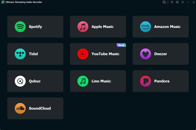 choisissez la plateforme de streaming.