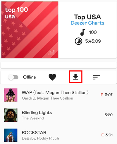 télécharger de la musique deezer avec freezer