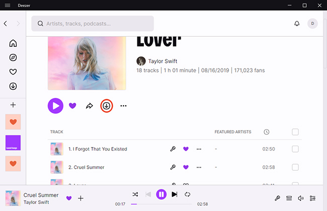 télécharger des morceaux deezer sur pc