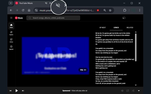 extension MuteAds pour bloquer les pubs YouTube Music