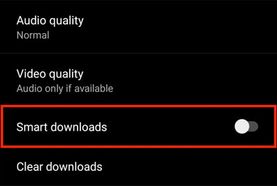 téléchargements intelligents youtube music