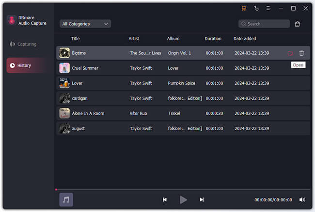 conserver la musique deezer enregistrée sur l'appareil local
